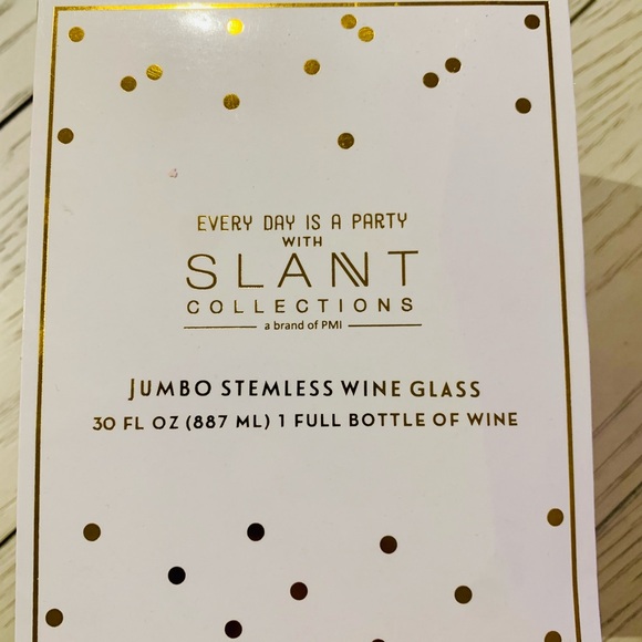 New! Slant Collections Jumbo Wine Glass-Holds Full Bottle - Picture 6 of 6